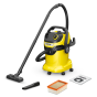 WD 5 Wet and Dry Vacuum Cleaner with Plastic Body of 25 l Tank Capacity