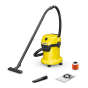 WD 3 Wet and Dry Vacuum Cleaner with Plastic Body of 17 l Tank Capacity